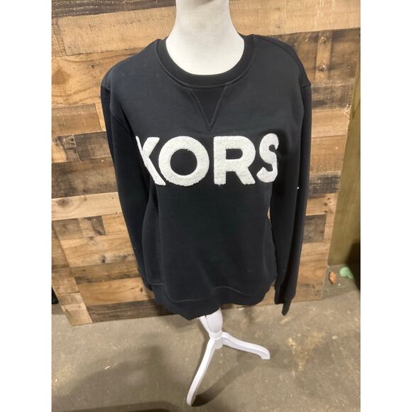 Michael Kors- Black- Crewneck Sweatshirt- Size M - Picture 4 of 6